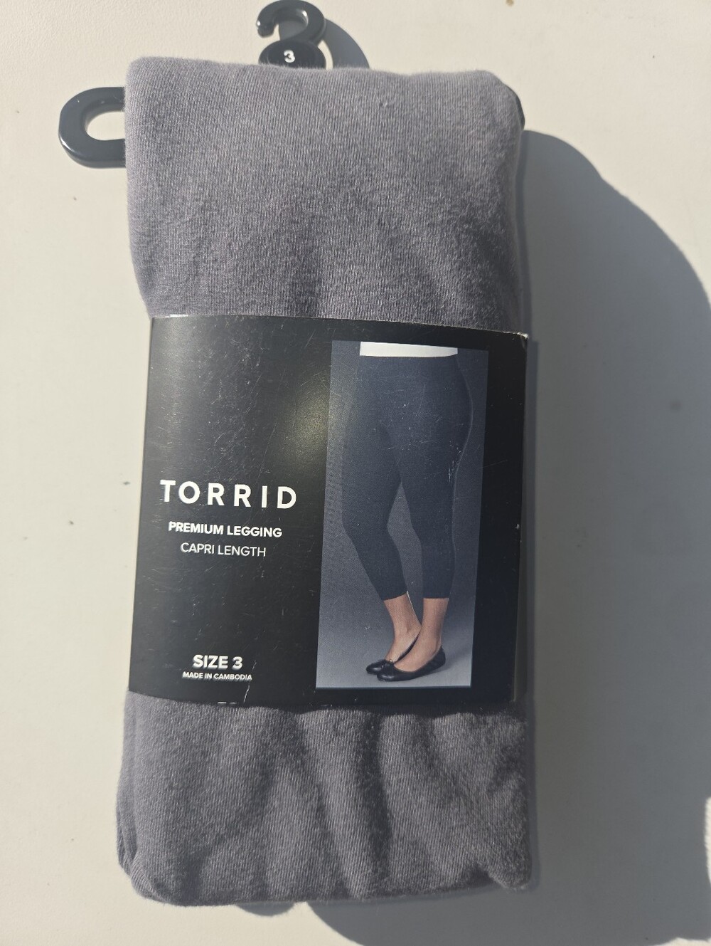 torrid Gray Capri-Length Premium Leggings
